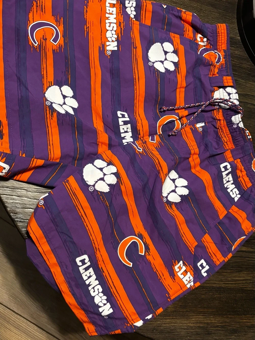Columbia Purple & Orange Clemson Kids Athletic Shorts